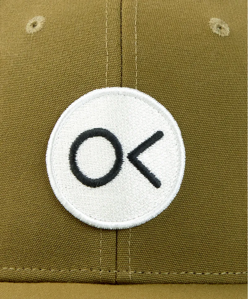 Outerknown Ok Patch Trucker Olive - Mens Green Cap-2